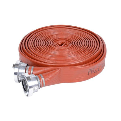 Manguera Incendio Roja PVC 25 Mts, Con Acoples Storz (LIQUIDACIÓN) - 1.5" - SKU: MGPD1041