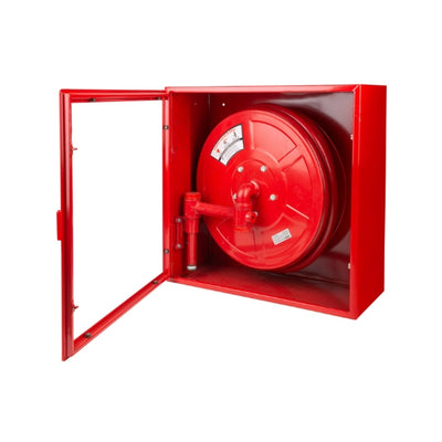 Gabinete De Incendio 70x70x30, carrete Manguera 1 Pulgada - 25 mts - SKU: GBCC2011
